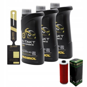 Olej Mannol 7812 Motorbike 4T 10w40 3L HF161 HIFLO