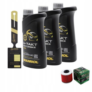 Olej Mannol 7812 Motorbike 4T 10w40 3L HF566 HIFLO