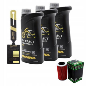 Olej Mannol 7812 Motorbike 4T 10w40 3L HF564 HIFLO