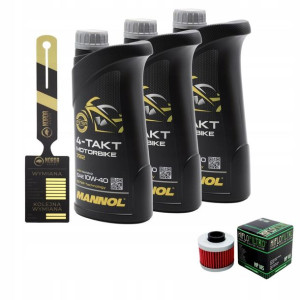 Olej Mannol 7812 Motorbike 4T 10w40 3L HF185 HIFLO