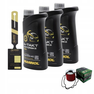 Olej Mannol 7812 Motorbike 4T 10w40 3L HF133 HIFLO