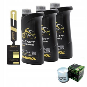 Olej Mannol 7812 Motorbike 4T 10w40 3L HF163 HIFLO