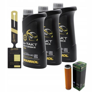 Olej Mannol 7812 Motorbike 4T 10w40 3L HF631 HIFLO