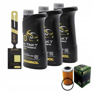Olej Mannol 7812 Motorbike 4T 10w40 3L HF655 HIFLO