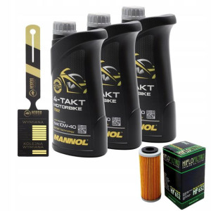 Olej Mannol 7812 Motorbike 4T 10w40 3L HF652 HIFLO