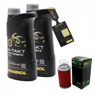 Olej Mannol 7812 Motorbike 4T 10w40 2L HF567 HIFLO