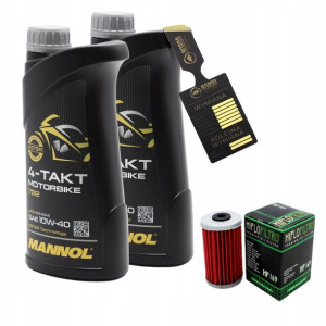 Olej Mannol 7812 Motorbike 4T 10w40 2L HF169 HIFLO