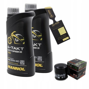 Olej Mannol 7812 Motorbike 4T 10w40 2L HF175 HIFLO
