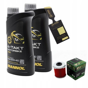Olej Mannol 7812 Motorbike 4T 10w40 2L HF168 HIFLO