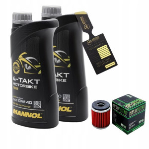Olej Mannol 7812 Motorbike 4T 10w40 2L HF981 HIFLO
