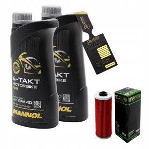 Olej Mannol 7812 Motorbike 4T 10w40 2L HF161 HIFLO