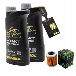 Olej Mannol 7812 Motorbike 4T 10w40 2L HF651 HIFLO