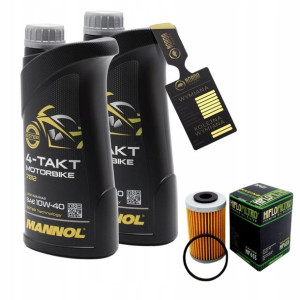 Olej Mannol 7812 Motorbike 4T 10w40 2L HF655 HIFLO