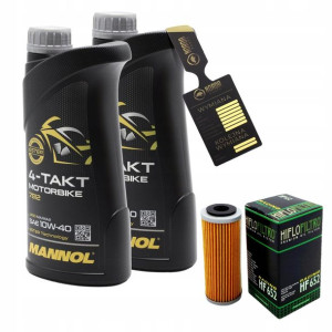 Olej Mannol 7812 Motorbike 4T 10w40 2L HF652 HIFLO