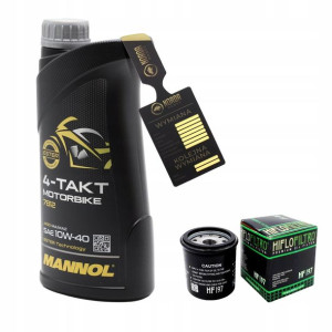 Olej Mannol 7812 Motorbike 4T 10w40 1L HF197 HIFLO