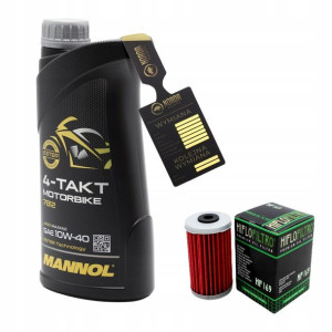 Olej Mannol 7812 Motorbike 4T 10w40 1L HF169 HIFLO