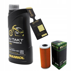 Olej Mannol 7812 Motorbike 4T 10w40 1L HF895 HIFLO