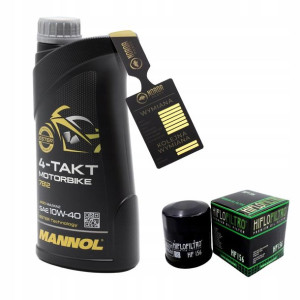 Olej Mannol 7812 Motorbike 4T 10w40 1L HF156 HIFLO