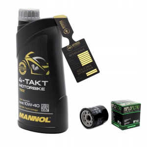 Olej Mannol 7812 Motorbike 4T 10w40 1L HF303 HIFLO