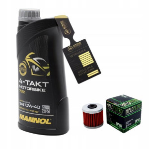 Olej Mannol 7812 Motorbike 4T 10w40 1L HF167 HIFLO