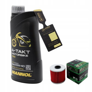 Olej Mannol 7812 Motorbike 4T 10w40 1L HF123 HIFLO
