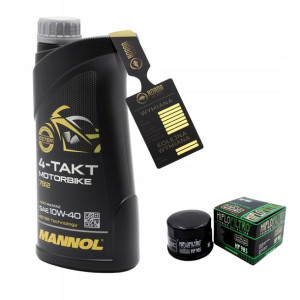 Olej Mannol 7812 Motorbike 4T 10w40 1L HF985 HIFLO