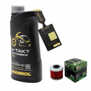 Olej Mannol 7812 Motorbike 4T 10w40 1L HF116 HIFLO