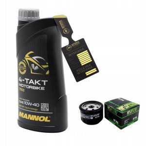 Olej Mannol 7812 Motorbike 4T 10w40 1L HF896 HIFLO