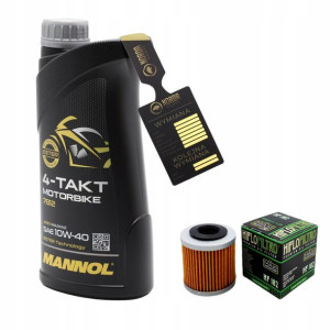 Olej Mannol 7812 Motorbike 4T 10w40 1L HF182 HIFLO