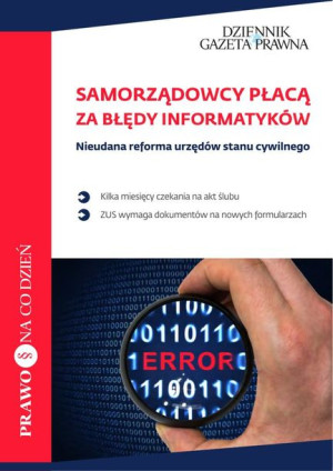 (e-book) Samorządowcy płacą za błędy informatyków