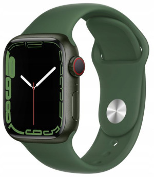 Apple Watch Seria 7 GPS + Cellular 41mm ZIELONY