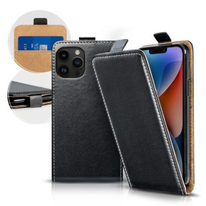 Skórzana kabura do iPhone 14 Plus czarny