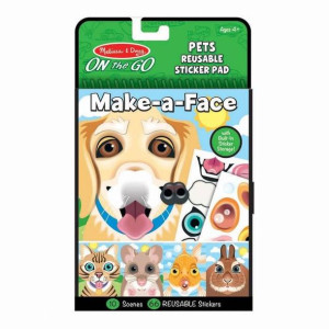 Naklejki Stwórz twarz: Zwierzęta Melissa & Doug