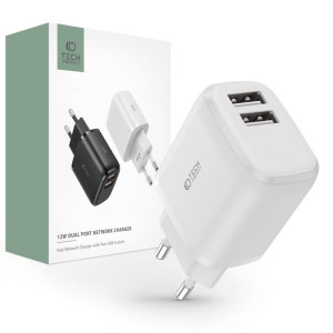 Tech-protect C12w 2-port Network Charger 2.4a White