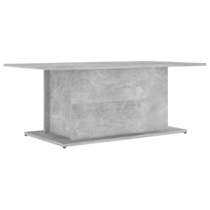 Stolik kawowy, szarość betonu, 102x55,5x40 cm, płyta wiórowa