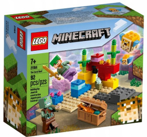 Lego Minecraft Rafa koralowa 21164 7+