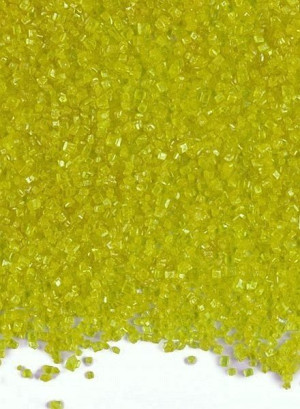 KRYSZTAŁKI CUKROWE POSYPKA - zielone lemon 50g