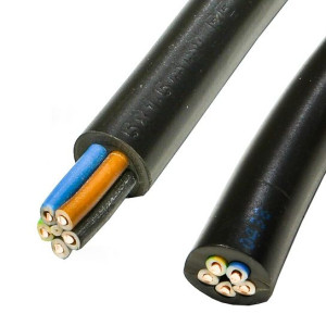 Kabel energetyczny przewód ziemny zewnętrzny YKY 5x1,5 żo 0,6/1kV bębnowy