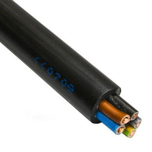 Kabel energetyczny przewód ziemny zewnętrzny YKY 5x2,5 żo 0,6/1kV bębnowy
