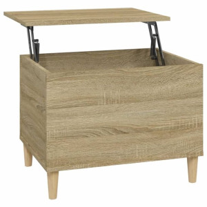 Stolik kawowy, dąb sonoma 60x44,5x45 cm materiał drewnopochodny