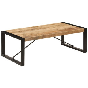 Stolik kawowy, 120 x 60 x 40 cm, lite drewno mango