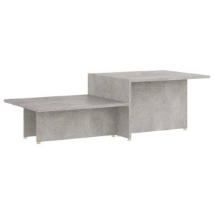 Stolik kawowy, betonowy 111,5x50x33 cm, materiał drewnopochodny