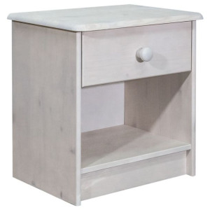 Szafka nocna, 41x30x42 cm, lite drewno sosnowe
