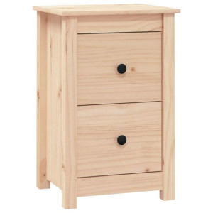 Szafka nocna, 40x35x61,5 cm, lite drewno sosnowe