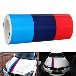 Naklejka Taśma Pasy Bmw M-power 15x500 Cm 5m