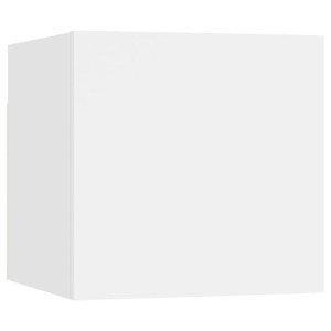 Szafka nocna, biała, 30,5x30x30 cm, płyta wiórowa