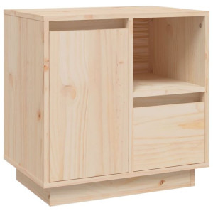 Szafka nocna, 50x34x50 cm, lite drewno sosnowe