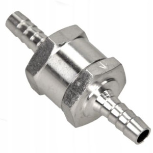 Zawor Zwrotny Paliwa Metalowy Zaworek 6mm