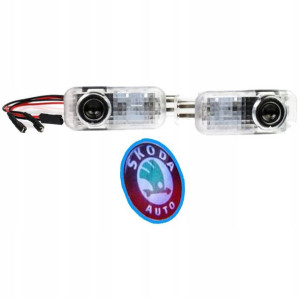 Skoda Octavia Ii 04- Projektor Led Logo Drzwi
