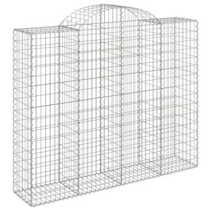 Łukowaty kosz gabionowy 200x50x160/180 cm, galwanizowane żelazo